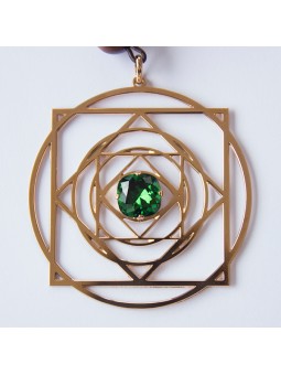 Bioenergetic jewellery - EMERALD KEY to CONSCIENCE