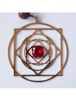 Bioenergetic jewellery - RUBY KEY to CONSCIENCE