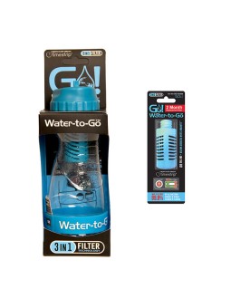 Water-to-Go City 50cl bottle and extra filter starter pack