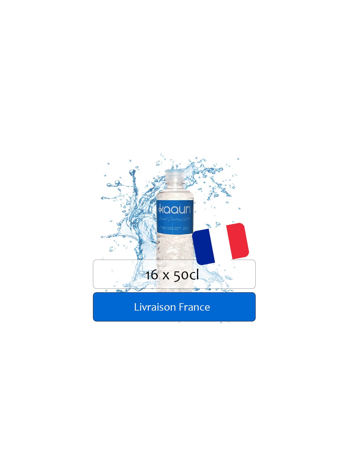 Bouteilles d'eau Kaqun 50cl