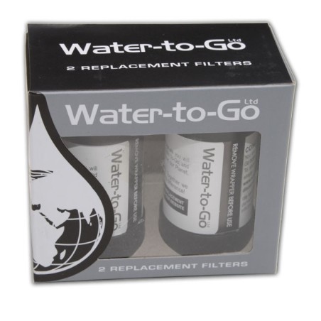 Pack de deux filtres pour bouteille Water-to-Go